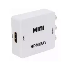 GENERICO - Adaptador Conversor Hdmi A Av Rca Video Analogico
