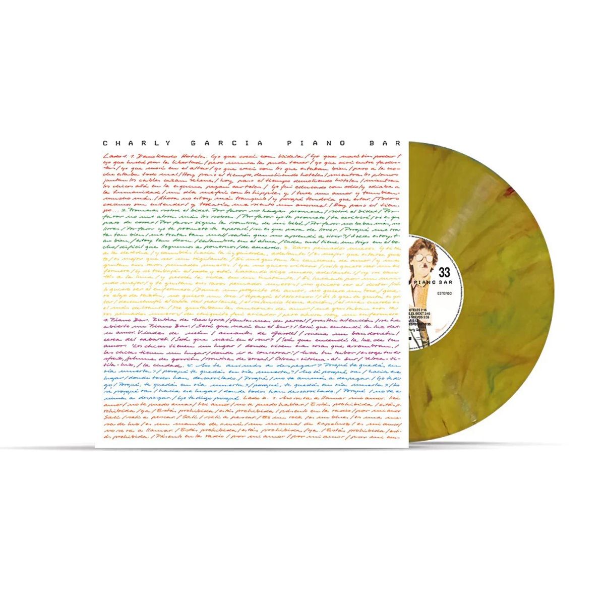 GRUPO LASER DISC - VINILO CHARLY GARCIA PIANO BAR YELLOW VINYL 1LP