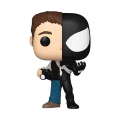 FUNKO - Pop Spiderman – Peter Parker / Traje de simbionte 1478 + Protector