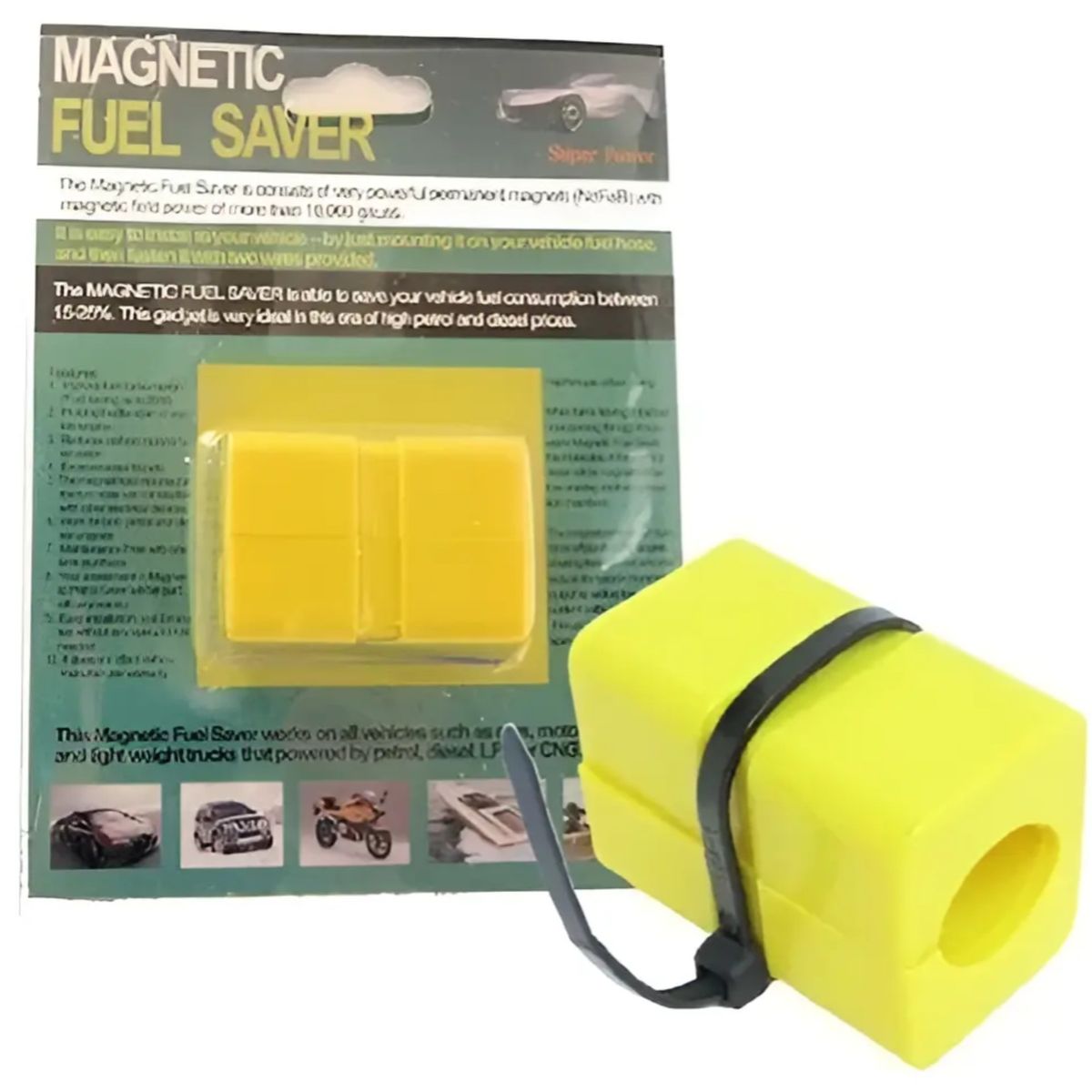 GENERICO - Ahorrador De Bencina Economizador Combustible 1400gauss