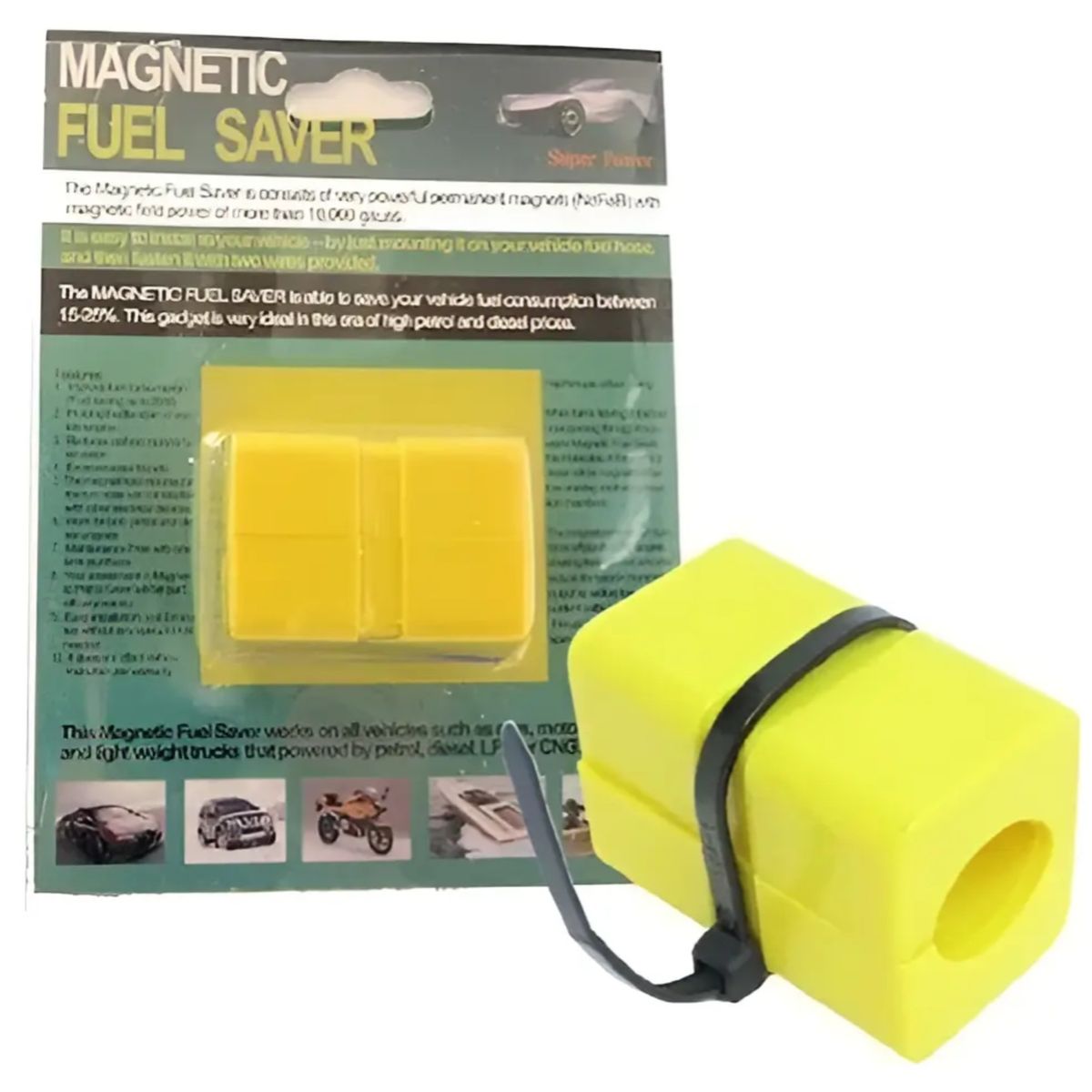 GENERICO - Ahorrador De Bencina Economizador Combustible 1400gauss