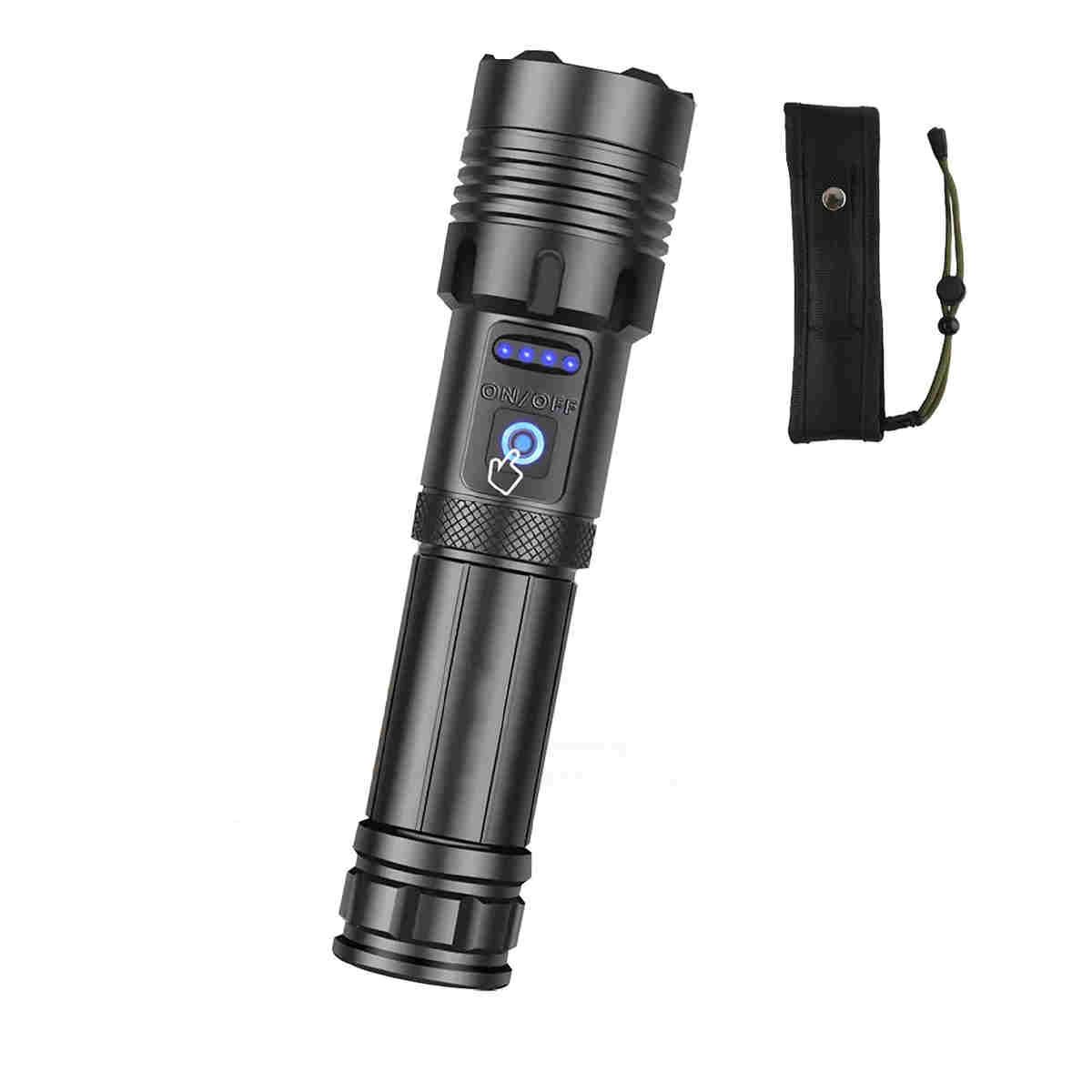 GENERICO - Linterna Led Largo Alcance Tactica Recargable 1500LM BELUG