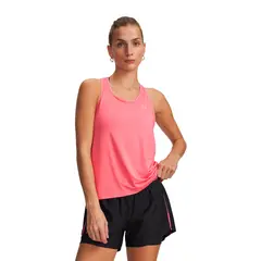UNDER ARMOUR - Polera S/M UA Tech Knockout Rosado Mujer