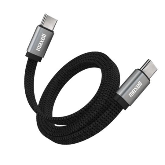 Cable Trenzado Magnetico 100W USB C a USB C 2 Metros Carga Rapida Negro