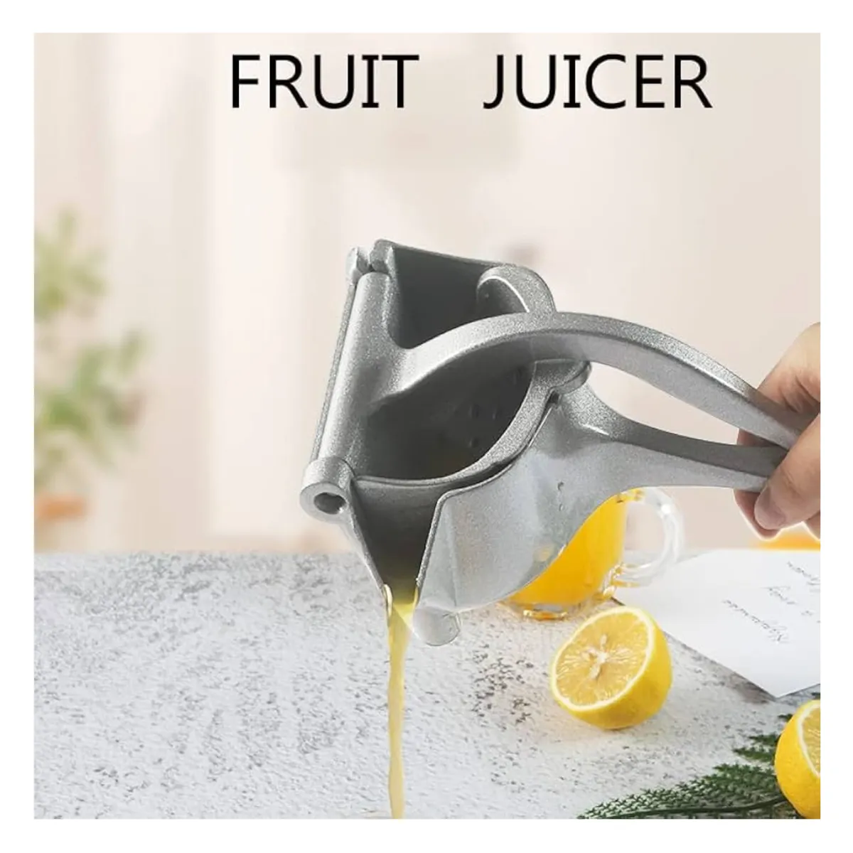 GENERICO - Exprimidor Manual Naranja Limon Extractor Frutas Jugos