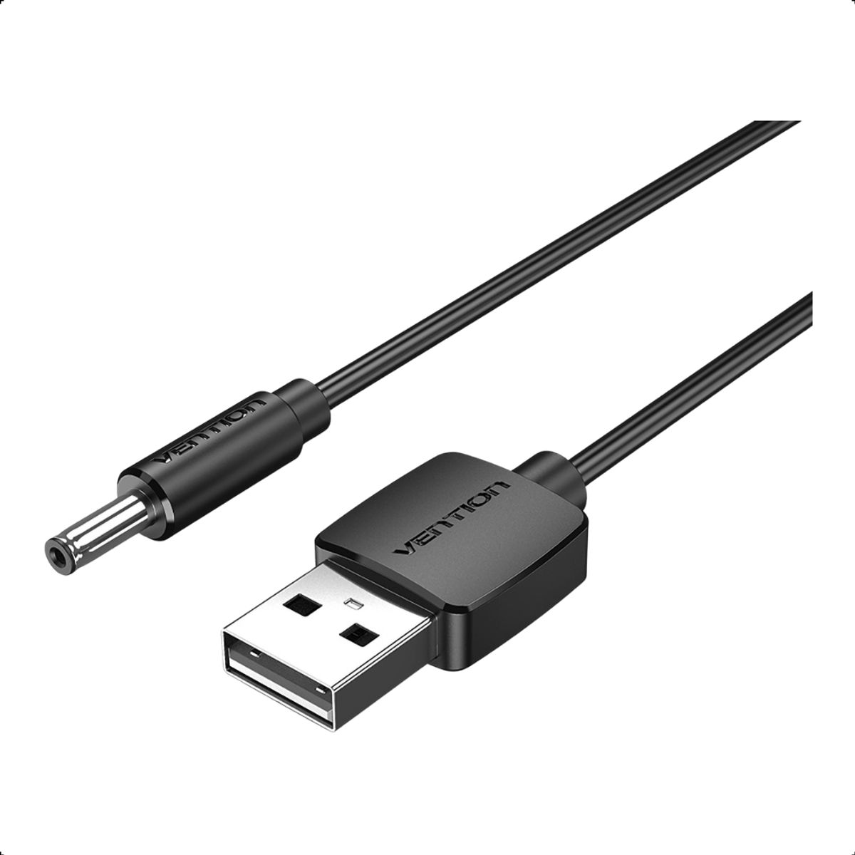VENTION - Cable Adaptador Vention Usb A Alimentacion 3.5mm Dc 5v 2a 1m