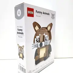 GENERICO - Rompecabezas Animal Mapache puzzle Armable 124 piezas