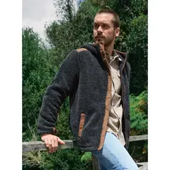 PANAMA JACK - Chaqueta Hombre Sherpa Polar Gris