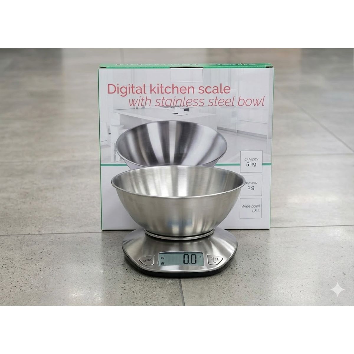 GENERAL - Balanza Digital de Cocina de Acero Inoxidable - Precisión y Durabilidad