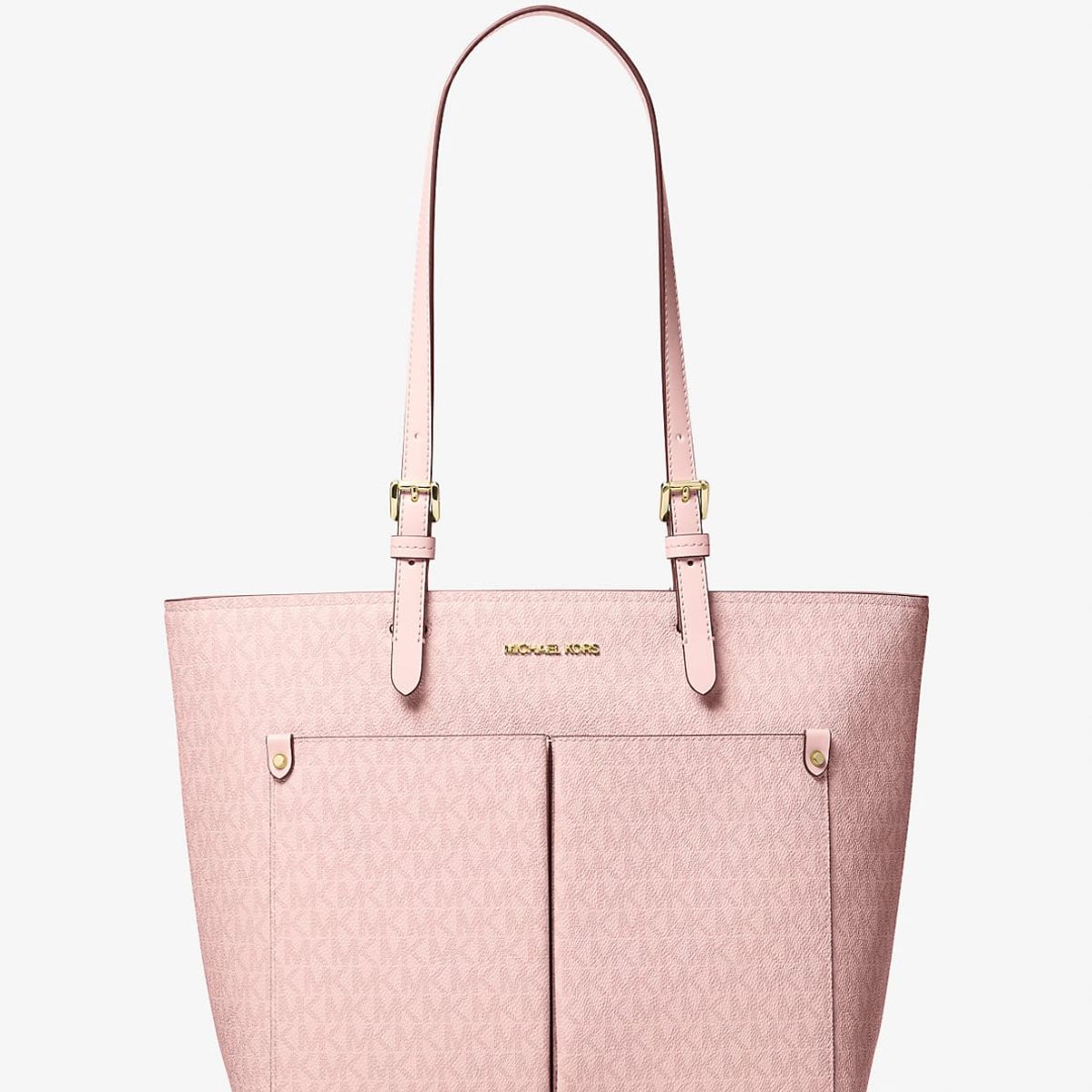 MICHAEL KORS - Cartera Michael Kors Jet set travel pocket tote Monograma Rosa