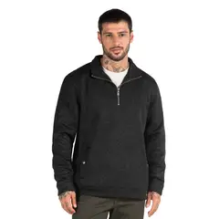 PANAMA JACK - Polerón Hombre Tejido Cuello Alto Negro