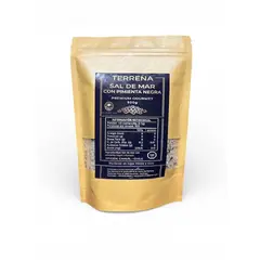 GENERICO - Sal de Mar Premium con Pimienta Negra de 500 gramos