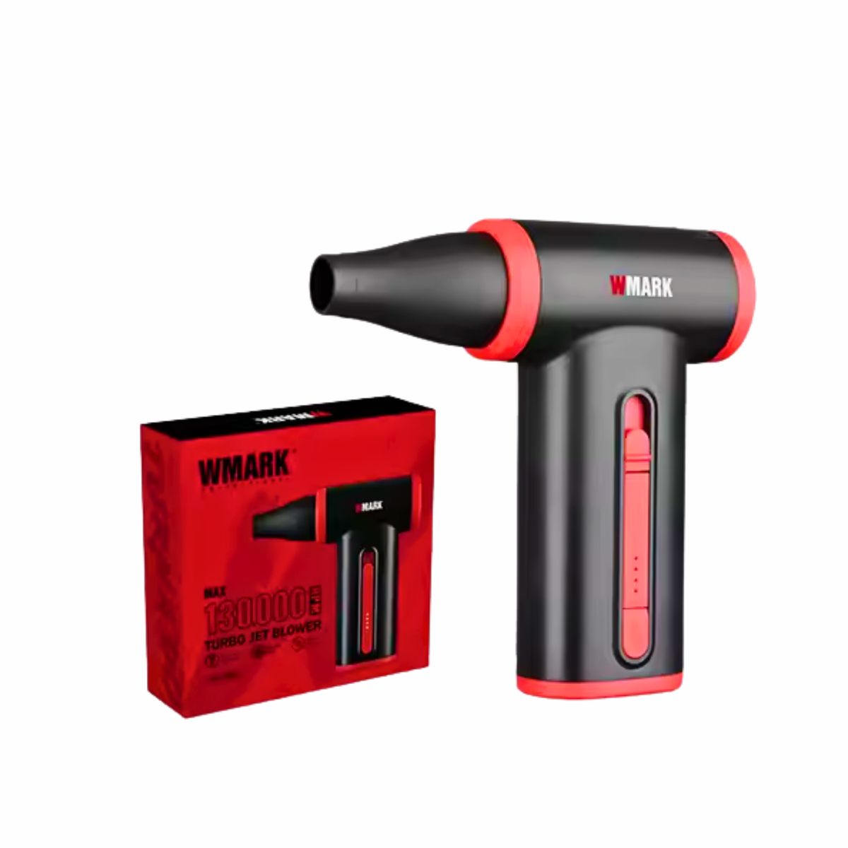 WMARK - Soplador Wmark Turbo Portátil 130000 rpm Negro