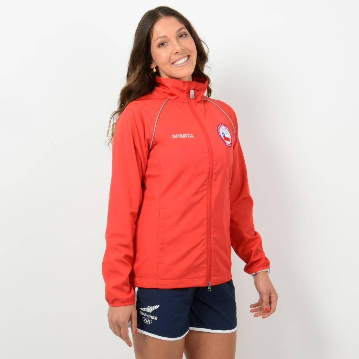 SPARTA - Chaqueta Presentación Mujer Sparta Team Chile Roja