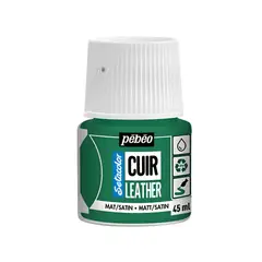 PEBEO - Pintura Para Cuero Frasco 45 Ml Setacolor Cuir Color 16 - Verde Cactus