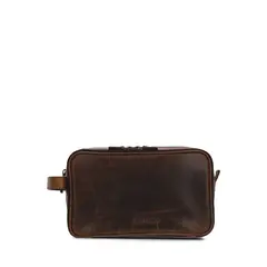HUSH PUPPIES - Necessaire Cuero Toiletry Café