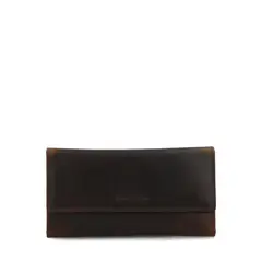 HUSH PUPPIES - Billetera Cuero Mujer St Grier Flap Café