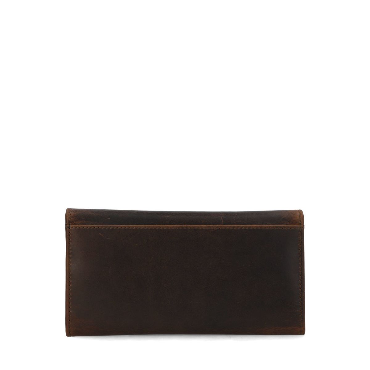 HUSH PUPPIES - Billetera Cuero Mujer St Grier Flap Café HUSH PUPPIES