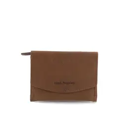 HUSH PUPPIES - Billetera Cuero Mujer Th Greta Flap Café