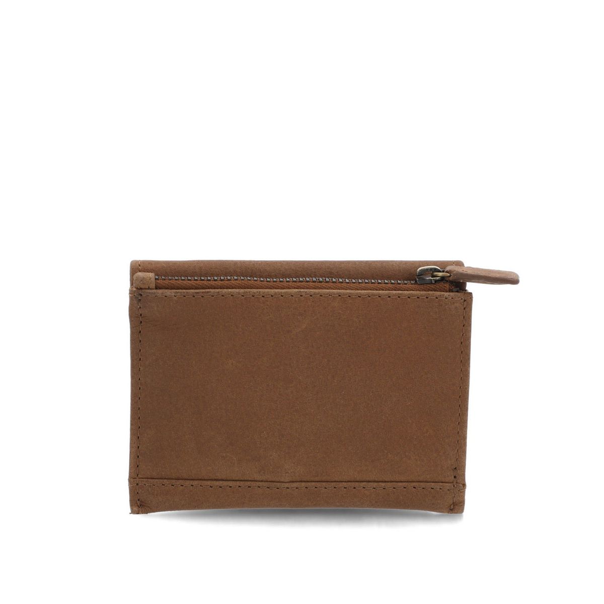HUSH PUPPIES - Billetera Cuero Mujer Th Greta Flap Café HUSH PUPPIES