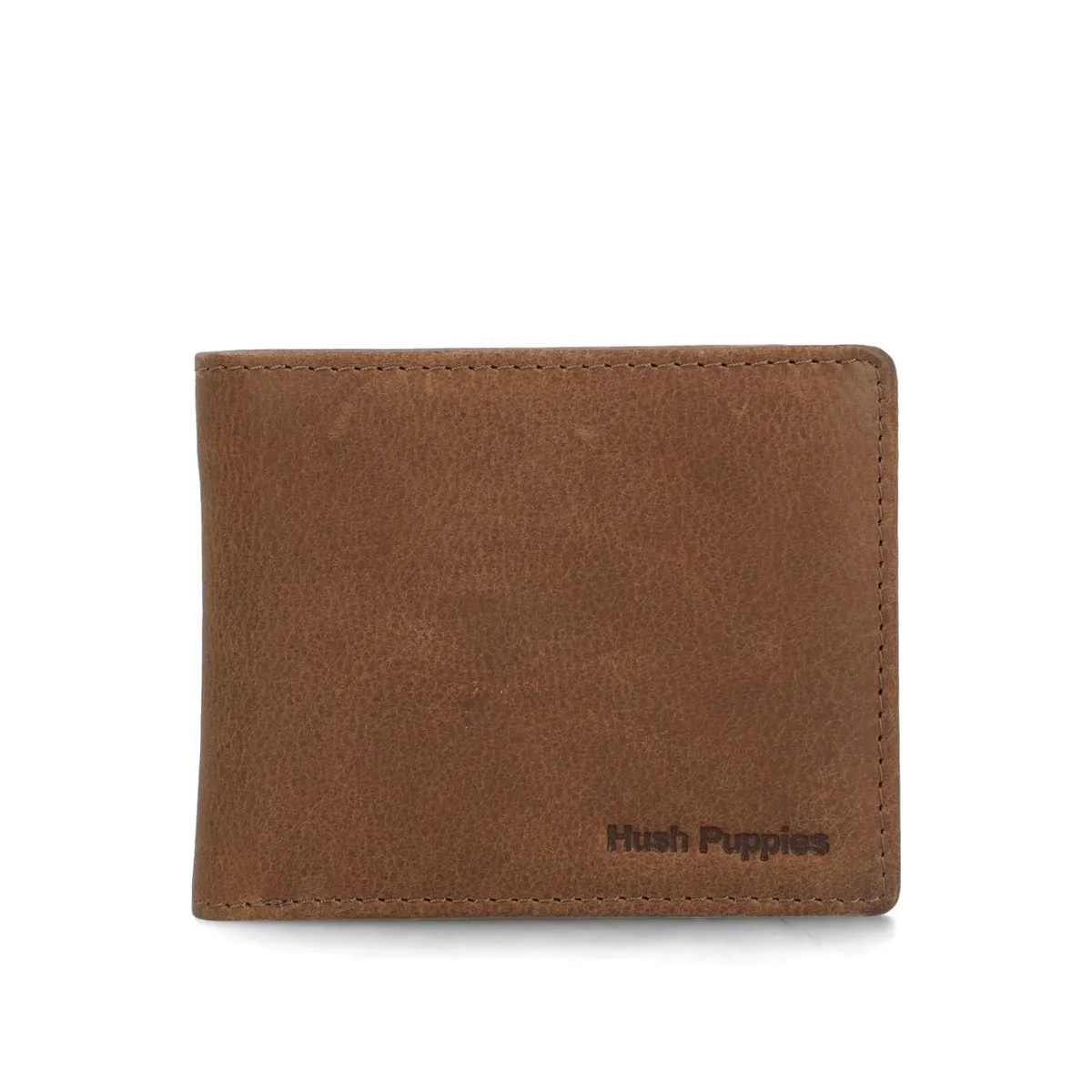 HUSH PUPPIES - Billetera Cuero Hombre Th George Café HUSH PUPPIES