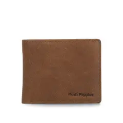 HUSH PUPPIES - Billetera Cuero Hombre Th George Café
