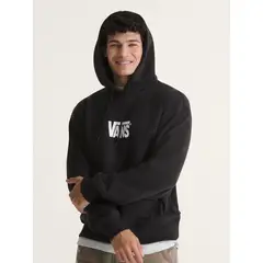 VANS - Poleron Hombre Stretch Logo Pullove Negro