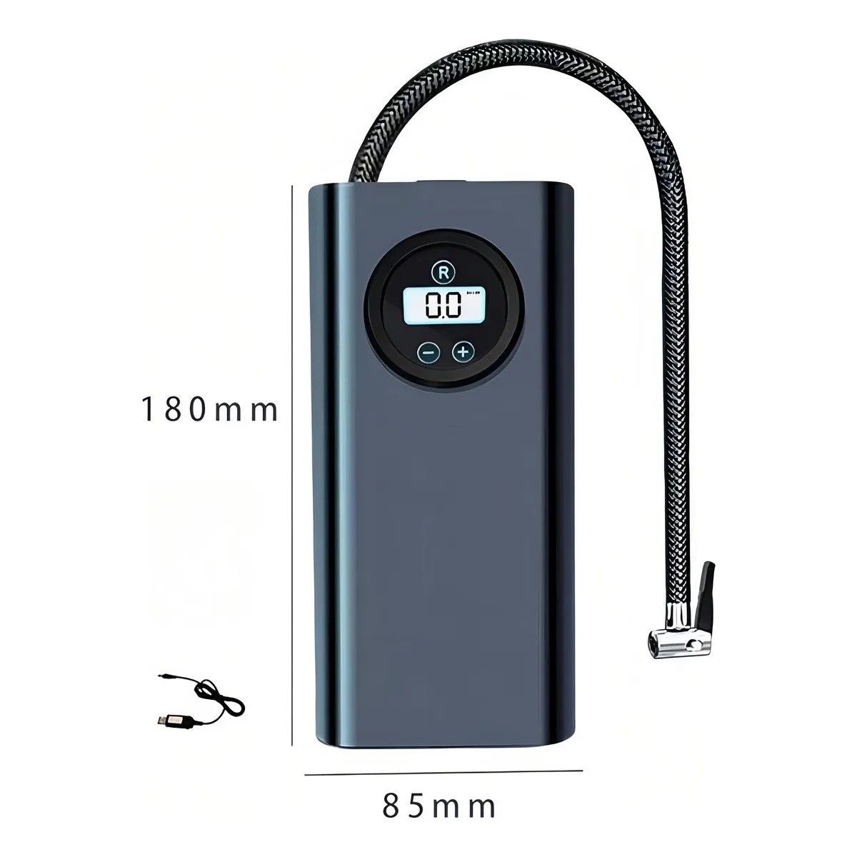 GENERICO - Bomba De Aire Eléctrica Neumático Coche Bicicleta Color Negro BELUG