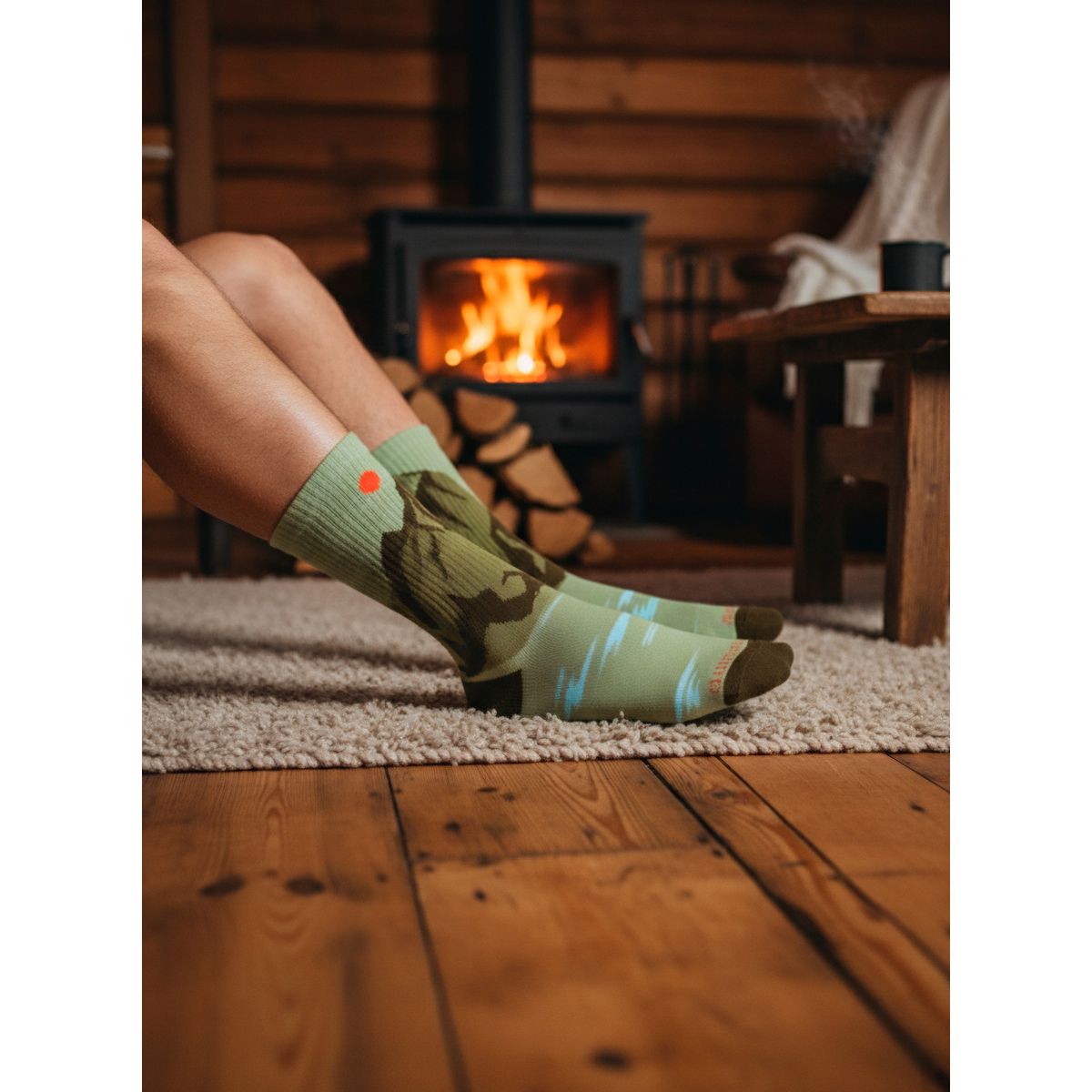 PANAMA JACK - Calcetines Algodón Casual Unisex Verde Panama Jack