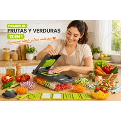 MOVI - PICADOR DE FRUTAS Y VERDURAS 12 EN 1