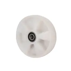 GENERICO - Rueda Transpaleta Trasera Nylon Blanca Ø180 x 50 x 20 MM Carga 650 Kg