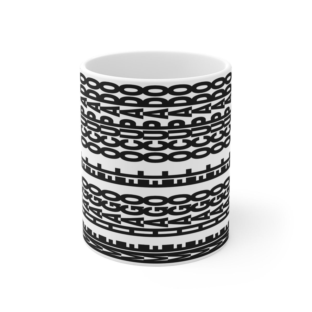 GENERICO - Taza De Cerámica 11oz Frase Me Hago El Ocupado Regalo Oficina