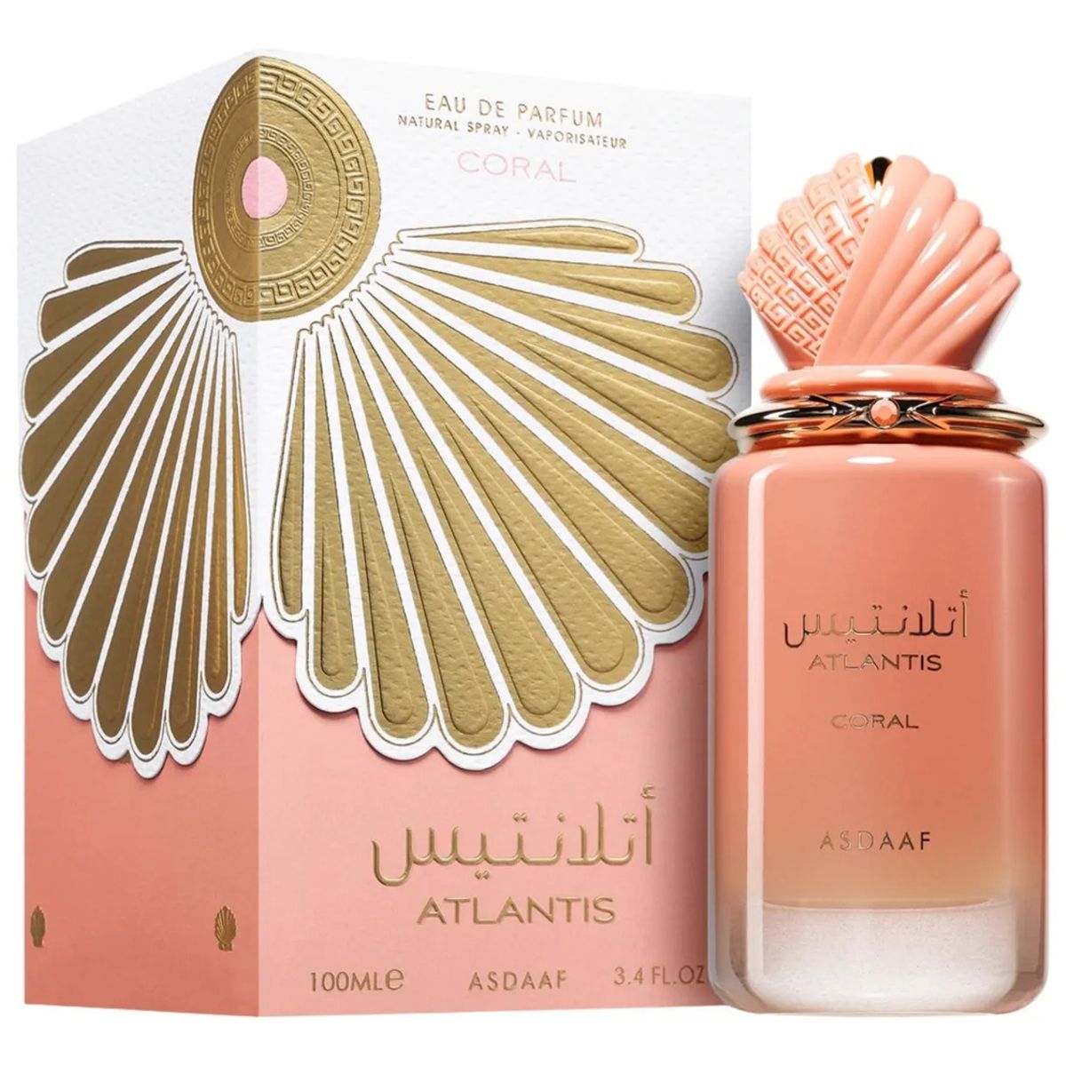 ARABE MEN S BEAUTY COMPANY - Perfume Árabe Mujer Asdaaf Atlantis Coral EDP 100 ML