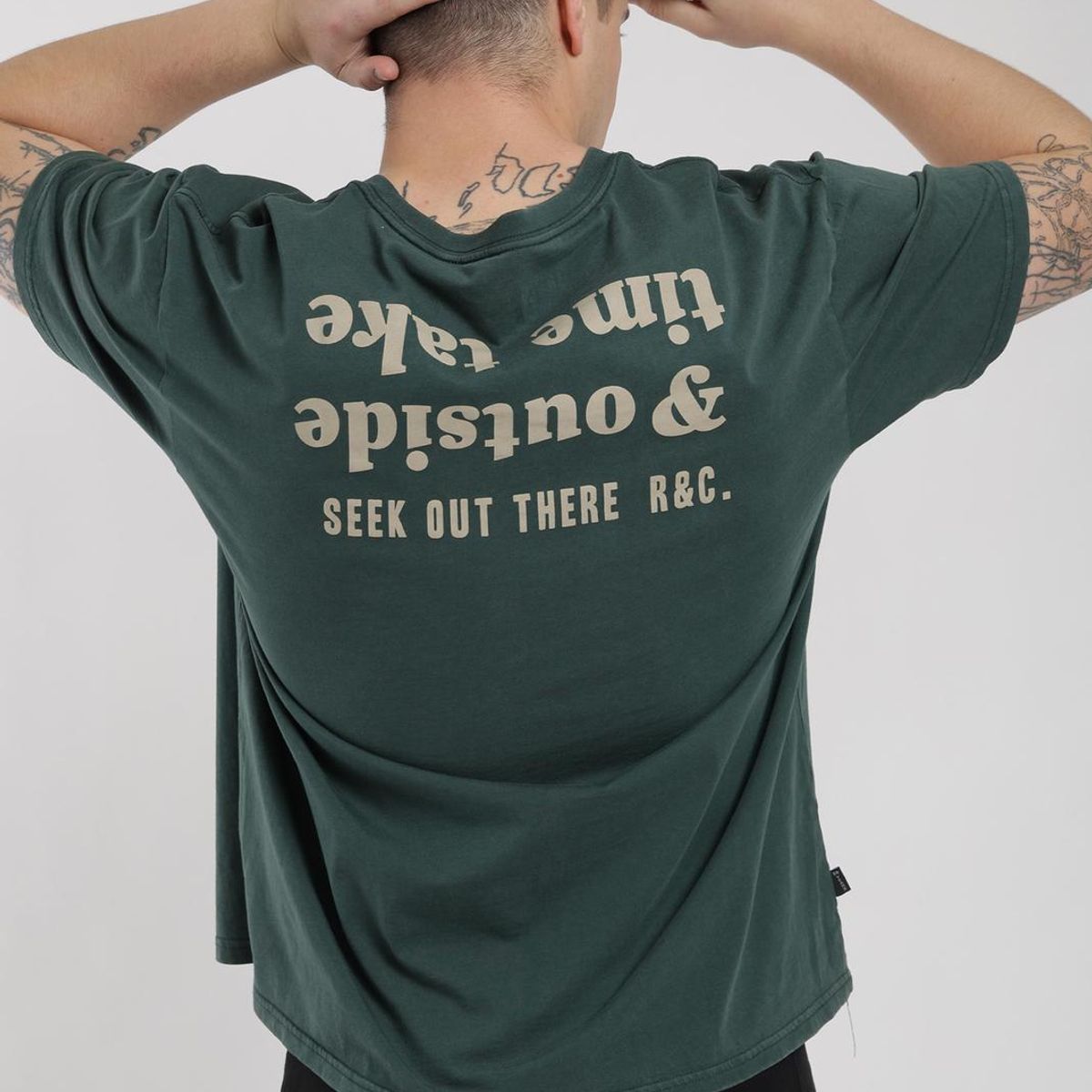 KAYA UNITE - Polera Oversize Algodón Aniversario Hombre