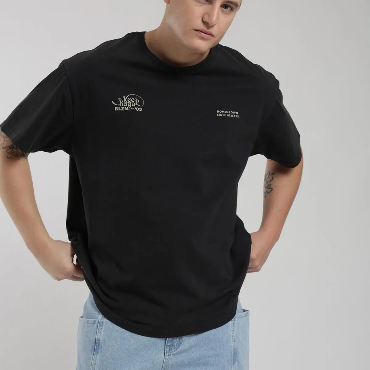 KAYA UNITE - Polera Oversize Algodón Aniversario Hombre