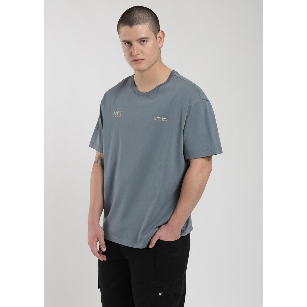 KAYA UNITE - Polera Oversize Algodón Aniversario Hombre