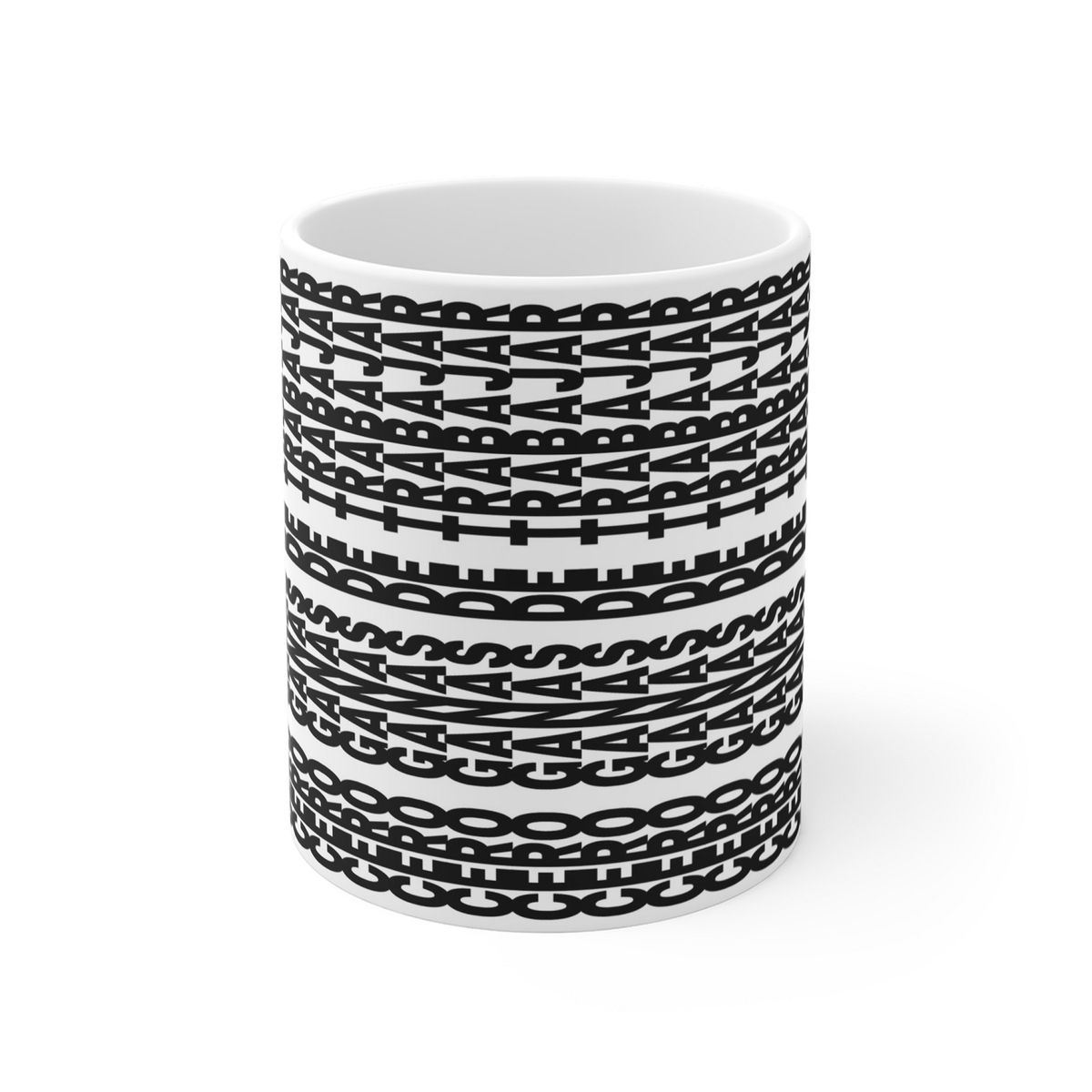 GENERICO - Taza De Cerámica 11oz Frase Cero Ganas de Trabajar Regalo Oficina