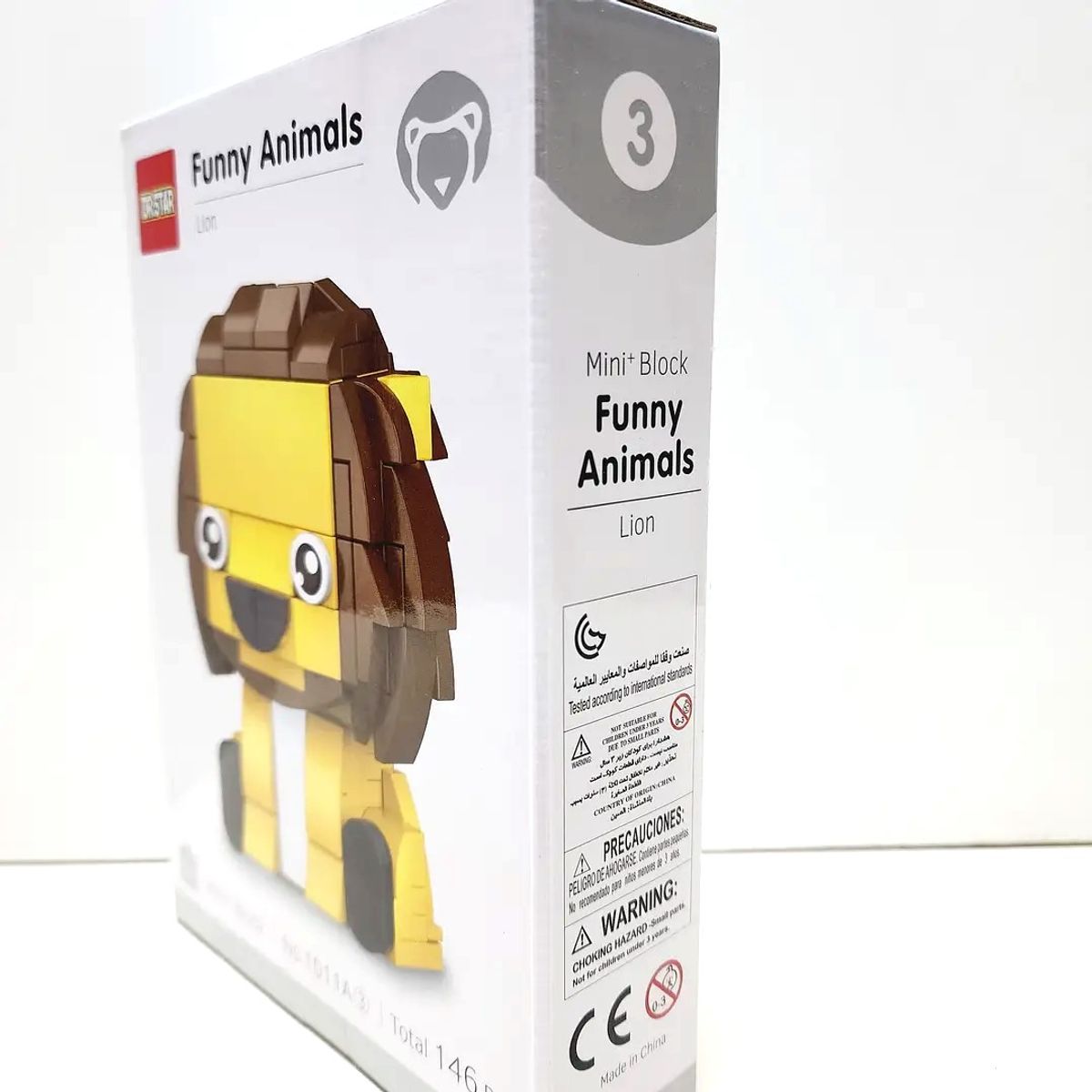 GENERICO - Rompecabezas Animal Leon puzzle Armable 146 piezas