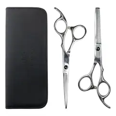 GENERICO - Pack De Tijeras Para Cortar Cabello Profesionales Gris 6 BELUG