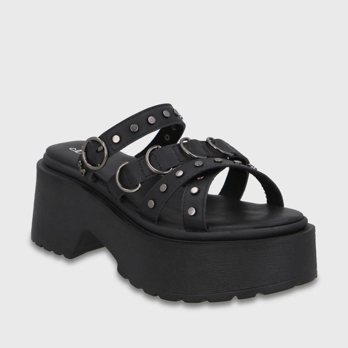 GOTTA - Sandalia Plataforma Negra Mujer 45987 Gotta