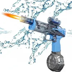 MOVI - Pistola de Agua Eléctrica Potente Rociado de Alta Velocidad con Efecto de Llama