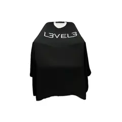 L3VEL3 - Capa de Corte Profesional Level 3 - Cuello de Goma - Negra/Blanca