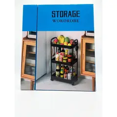 GENERICO - Organizador 3 Niveles Carrito Estante Móvil Para Baño Cocina