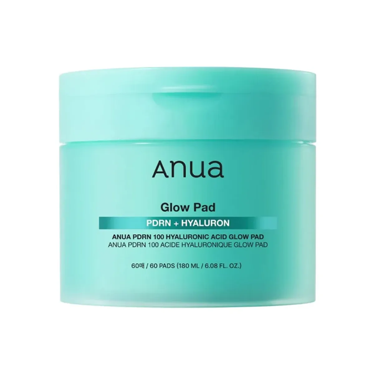 ANUA - PDRN 100 Hyaluronic Acid Glow Pads - 180ml (60 unidades) Anua