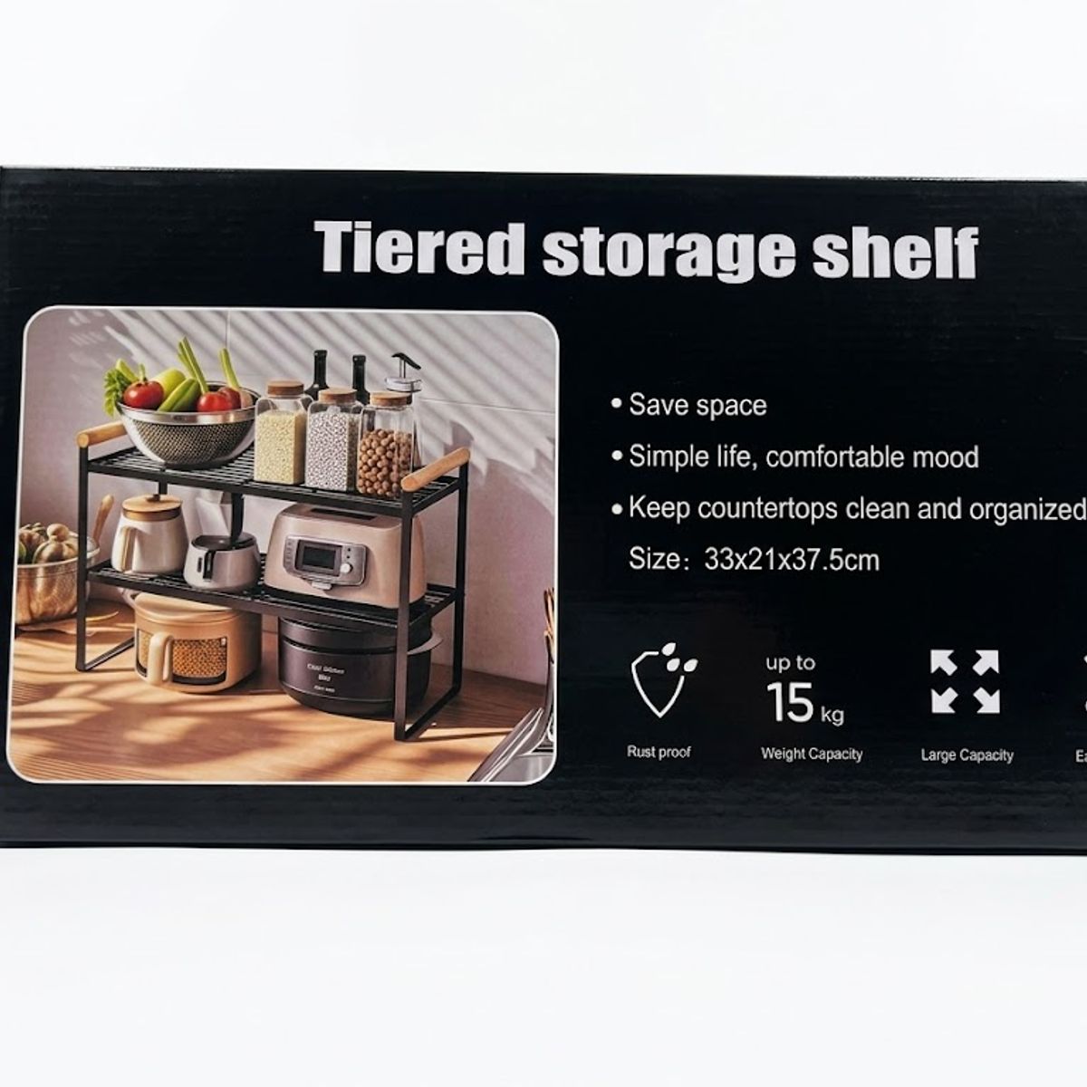 GENERICO - Organizador y almacenamiento de 2 niveles debajo del fregadero