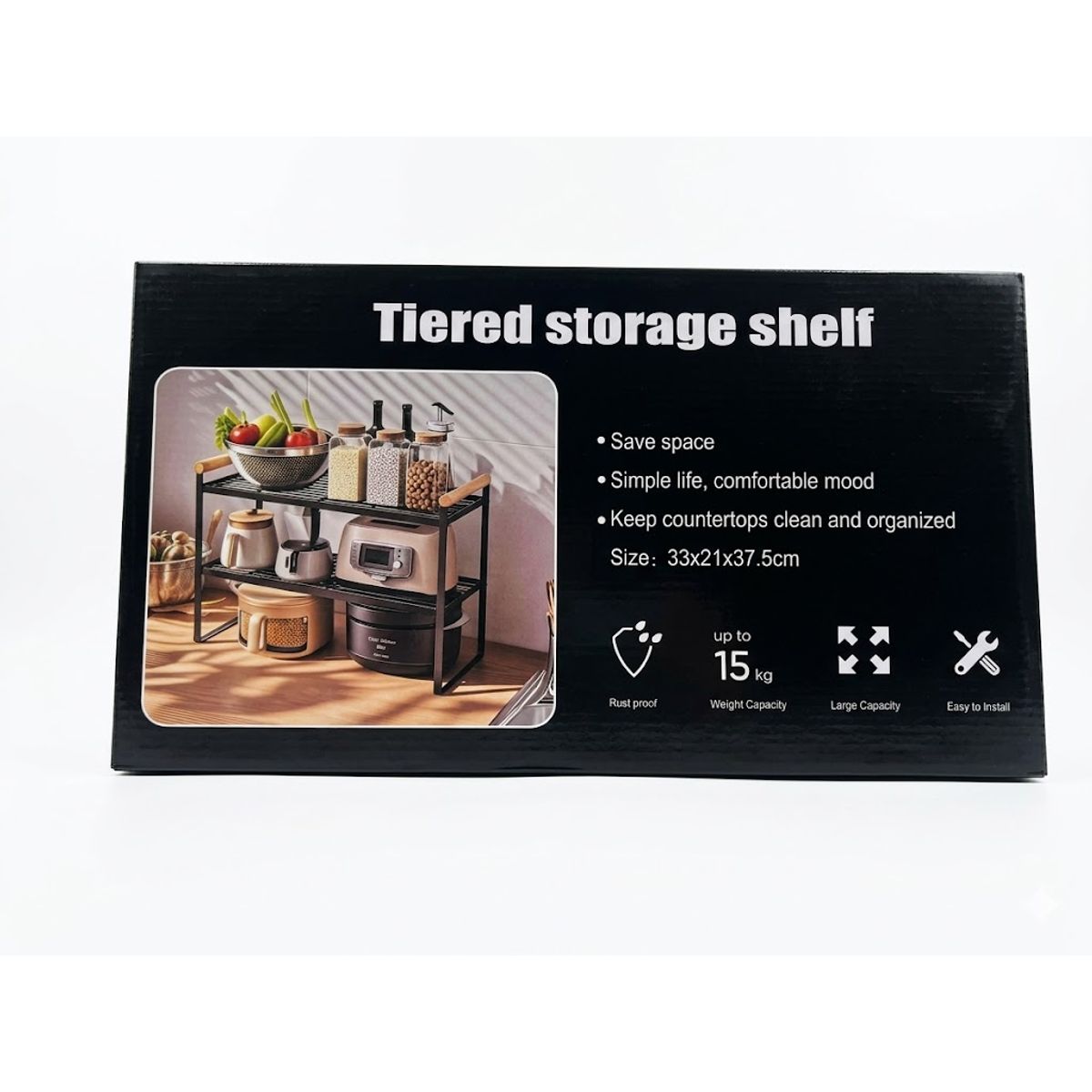 GENERICO - Organizador y almacenamiento de 2 niveles debajo del fregadero