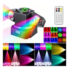 VERCI - Cabezal Móvil Led Doble Brazo Beam Luces Dj Efecto Escenario