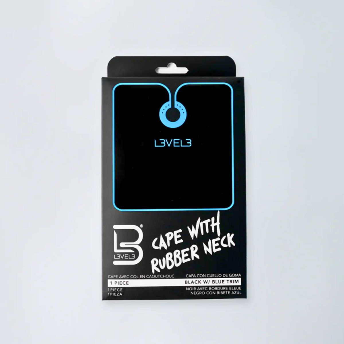 L3VEL3 - Capa de Corte Profesional Level 3 - Cuello de Goma - Negra/Azul