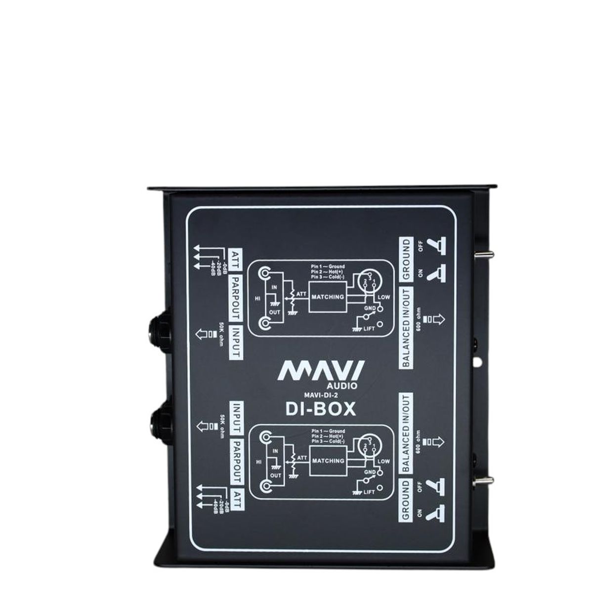 MAVI - Caja Pasiva 2 Canales DI-2 Mavi