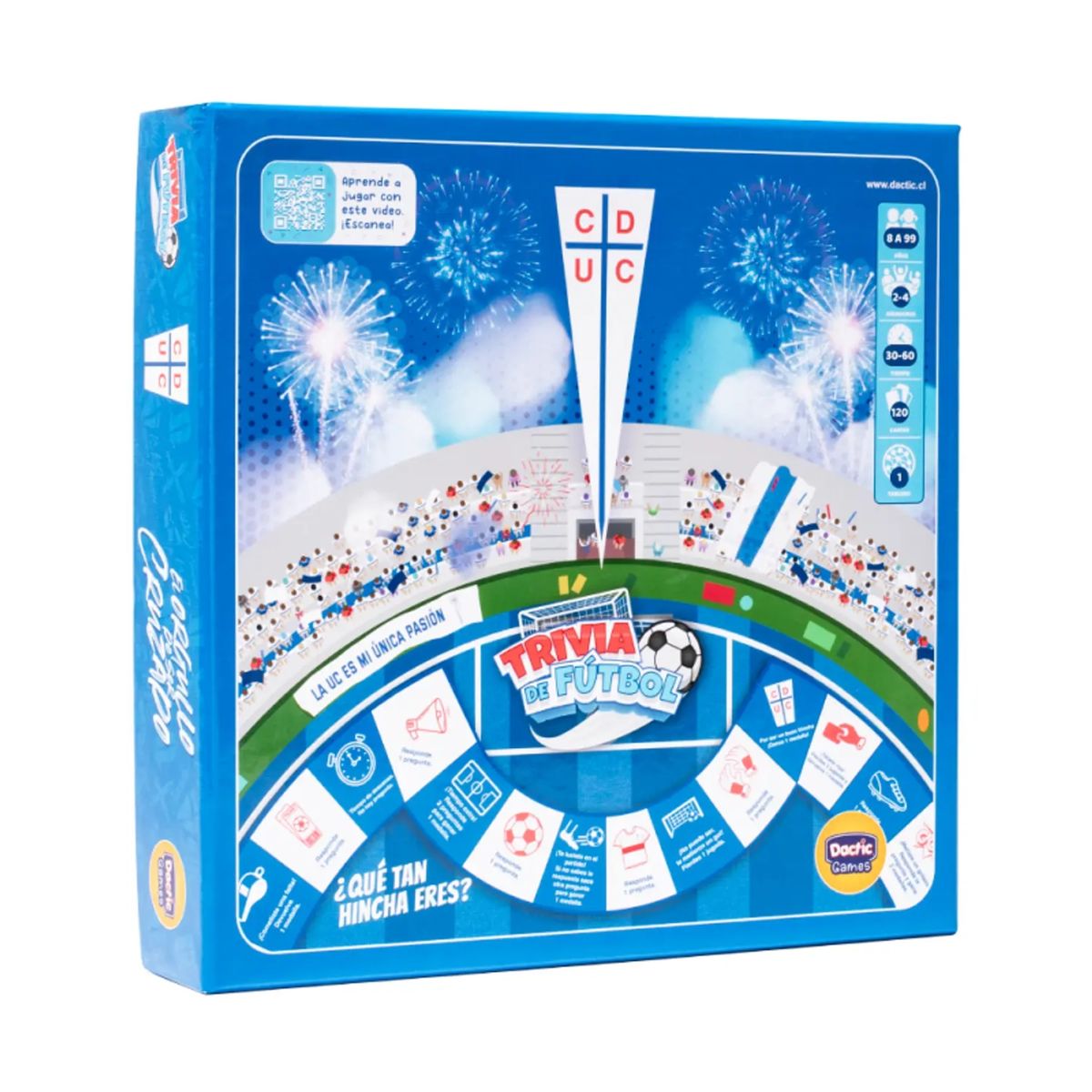 DACTIC - Juego de Mesa Trivia De Fútbol Universidad Católica Dactic